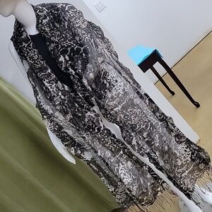 Lightweight Long 90inch Animal Abstract Printed Scarf